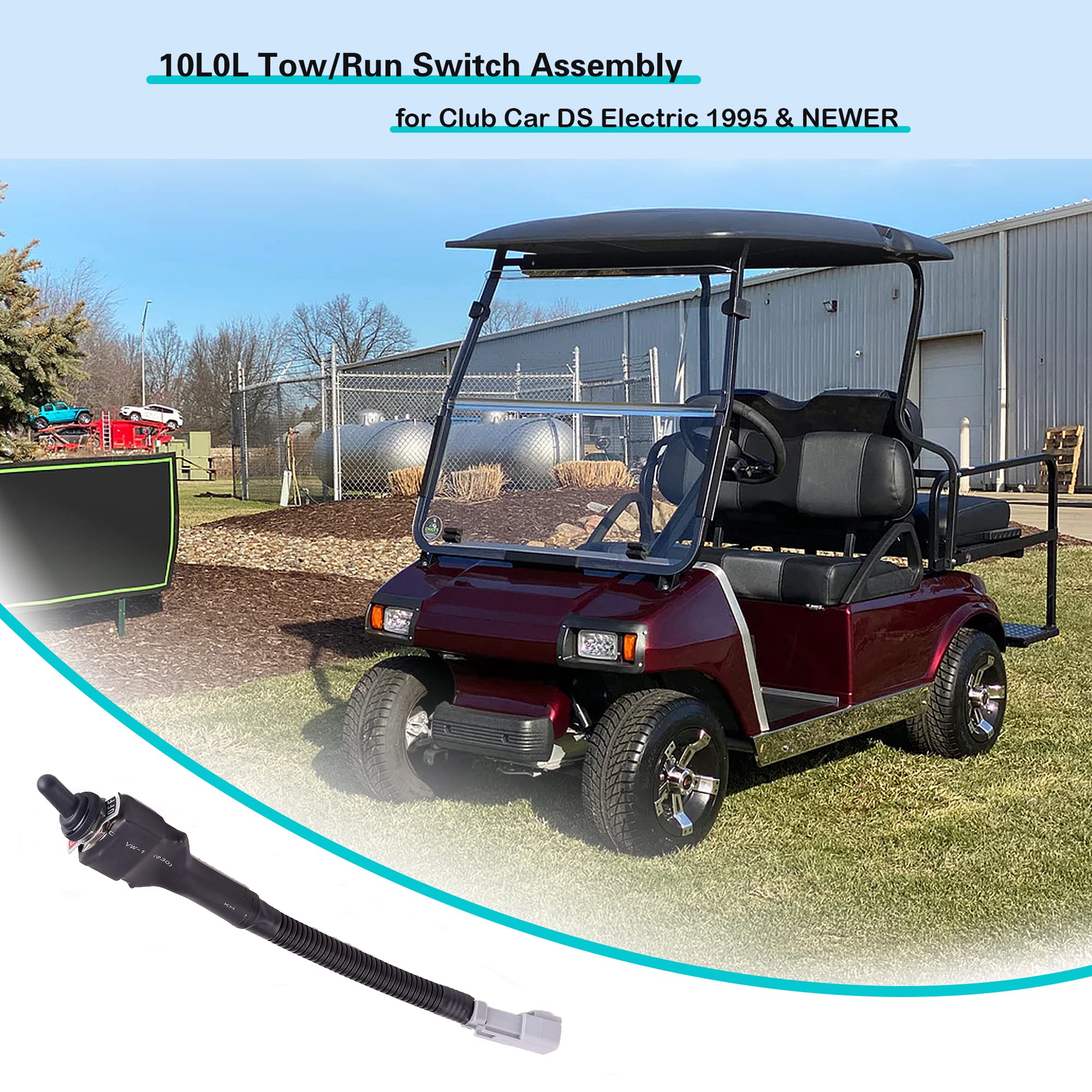 Amazon.co.jp: 10L0L 牽引/ランスイッチアセンブリ クラブカー 48V DS